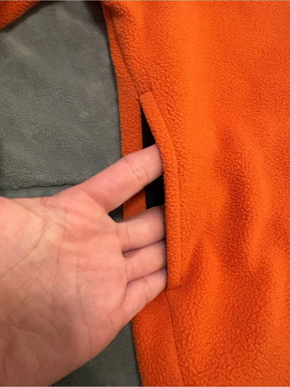 Old Navy Orange Kids Fleece Hoodie Sweatshirt